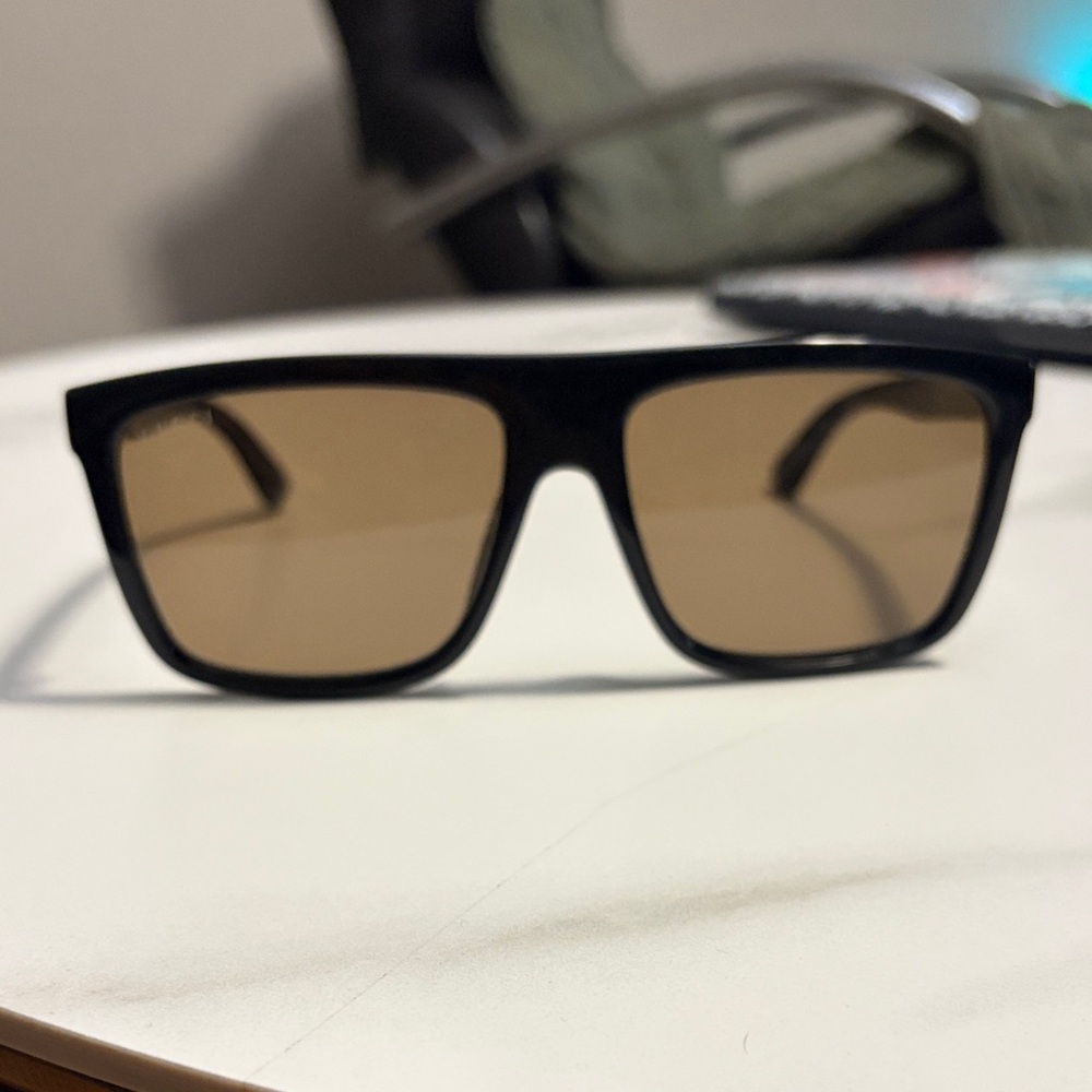 Gucci Black Frame Brown Lens VR/AR Protective Glasses